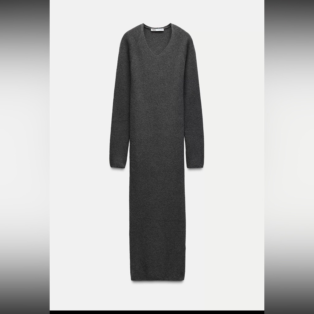 Zara V Neck Midi Dress